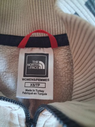 The North Face Sudadera Beige Media Cremallera