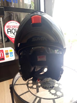Casco Moto SMK Negro