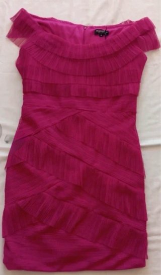 Vestido fiesta Morgan rosa