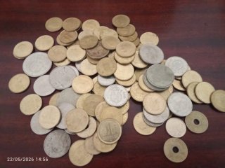 Billetes y monedas antiguas de España
