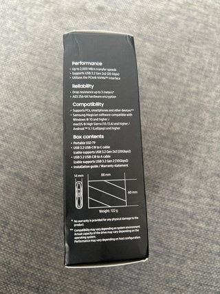 Samsung SSD T9 Portable 1TB