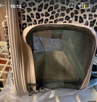 Mochila transportín gato/perro pequeño