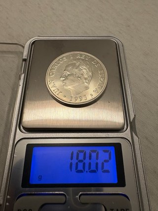 Moneda 2000 Pesetas Plata 925 España 1995