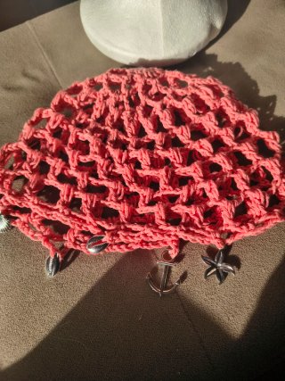 Conjunto Touca e Colar Tendência