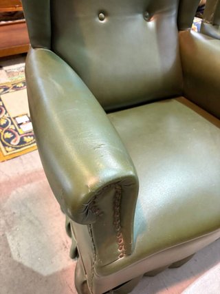 PAREJA DE SILLONES VERDES