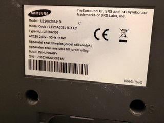 Samsung TV LCD 26 HD