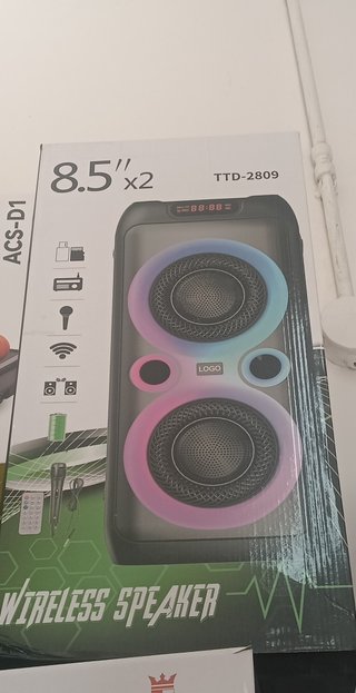 Cassa Bluetooth TTD-2809 8.5 x2