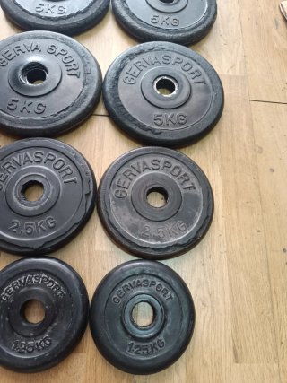 Discos de pesas 5kg 28mm