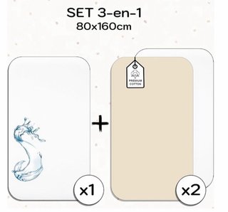 Set cama Montessori + sábanas niña + colchón