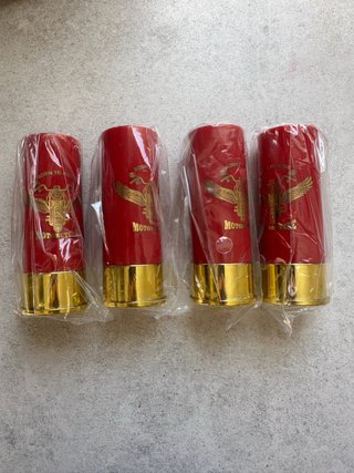 4 Bicchieri da shot moto Born to Ride