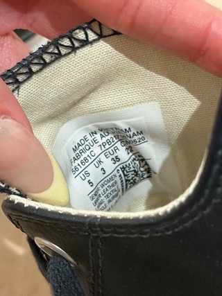 Converse negras polipiel 35 caña baja plataforma