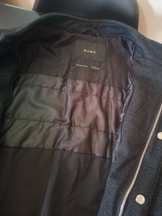 Chaqueta Zara Hombre Gris