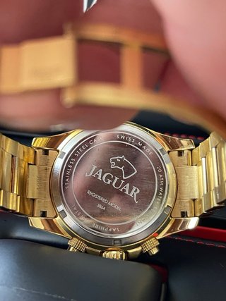 Reloj Jaguar Executive Dorado - Como Nuevo