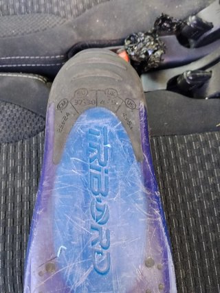 Aletas de buceo azules