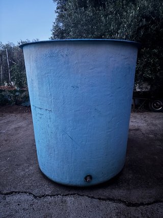 Bidón de agua poliéster azul