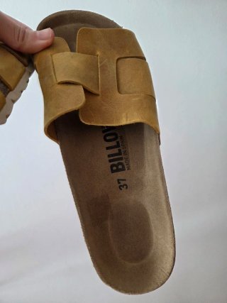 Sandalias Billowy Nobuk Mostaza Talla 37