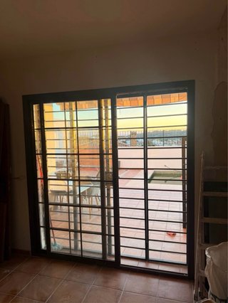Balconera/Ventanal Roble 200x210
