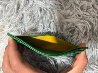 Monedero Goyard Verde Estilo Francés