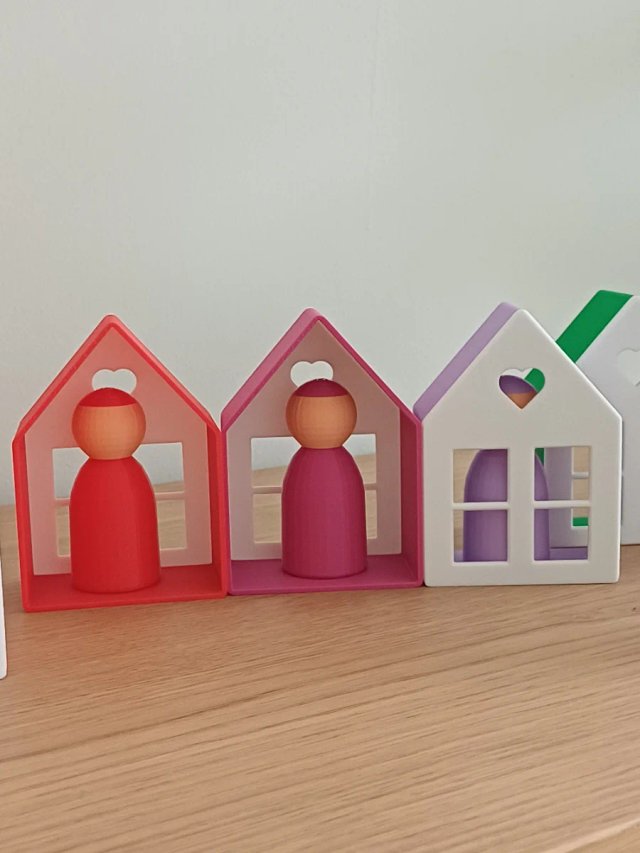 Casitas de colores semana