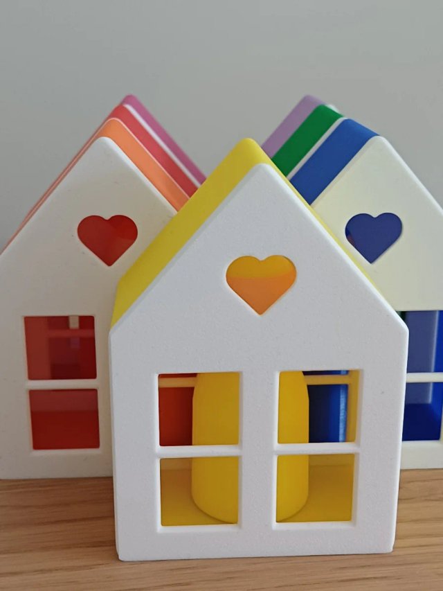 Casitas de colores semana