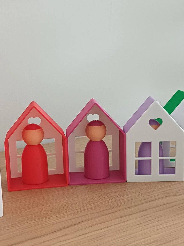 Casitas de colores semana