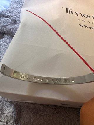 Pulsera Cartier 750 Oro y Plata