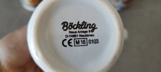 Set 3 tazze Koessinger e Bockling