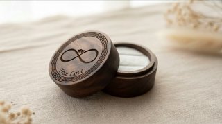Cajas de Anillos Personalizadas Madera