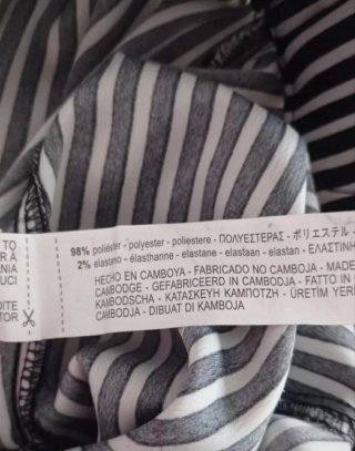 Pantalón rayas Zara T.XS
