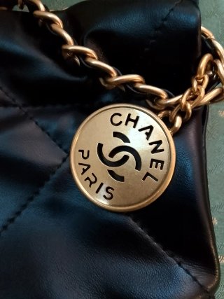 Borsa  Chanel Nera Trapuntata