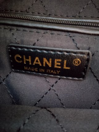 Borsa  Chanel Nera Trapuntata