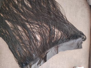 Cortinas de flecos negras