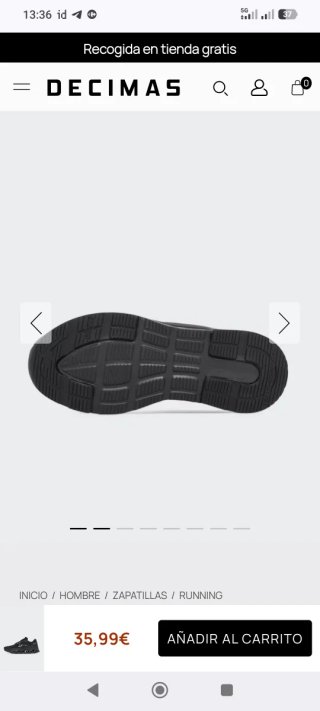 Zapatillas deportivas hombre negras N45 Nuevas