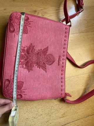 Bolso bandolera Desigual rosa