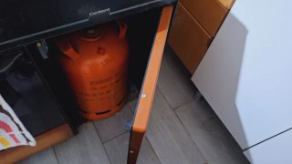 Cocina de gas butano,
