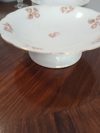 Chollo vajilla antigua de porcelana checa
