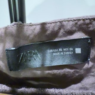 Minifalda Zara volantes lentejuelas