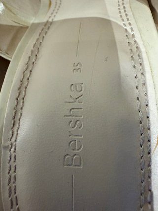 Sandalias Bershka Tacon Plataforma 35