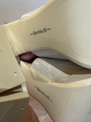 Sandalias Bershka Tacon Plataforma 35