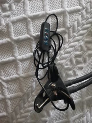 Aro de luz LED con pinza y soporte móvil