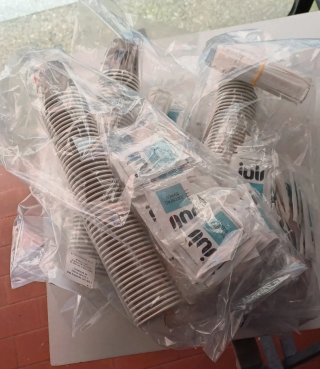 Kit caffè monouso 900 pezzi