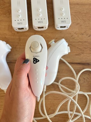 Lotto 3 Wiimote + 3 Nunchuck Nintendo PER PEZZI