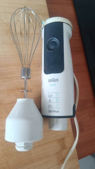 Batidora Braun Vario 350W con solo las  varillas