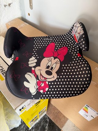 Asiento elevador coche Minnie Mouse Disney