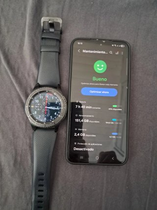 Samsung S22 256GB Negro + Reloj S3