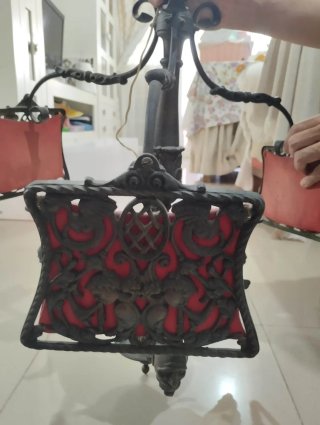 Lámpara Antigua de bronce
