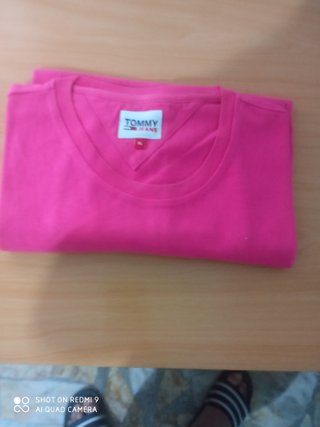 Camiseta Tommy Jeans Rosa Talla XL