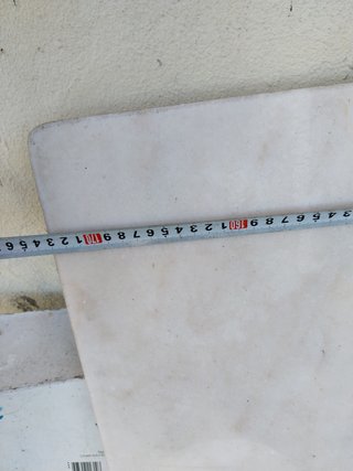 Bancada Mármore com Lavatório, Pedra mármore