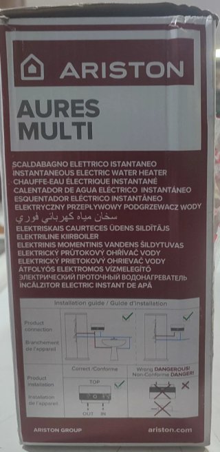 Calentador agua Ariston directo sin depósito