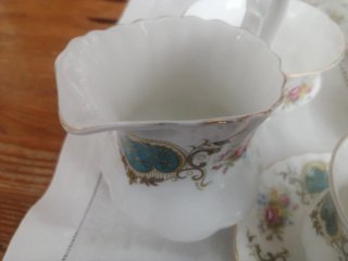 Juego de cafe Royal Albert porcelana floral